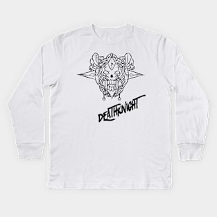 Deathknight Crest Kids Long Sleeve T-Shirt